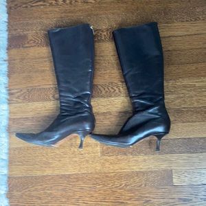 Jimmy Choo knee high brown boots